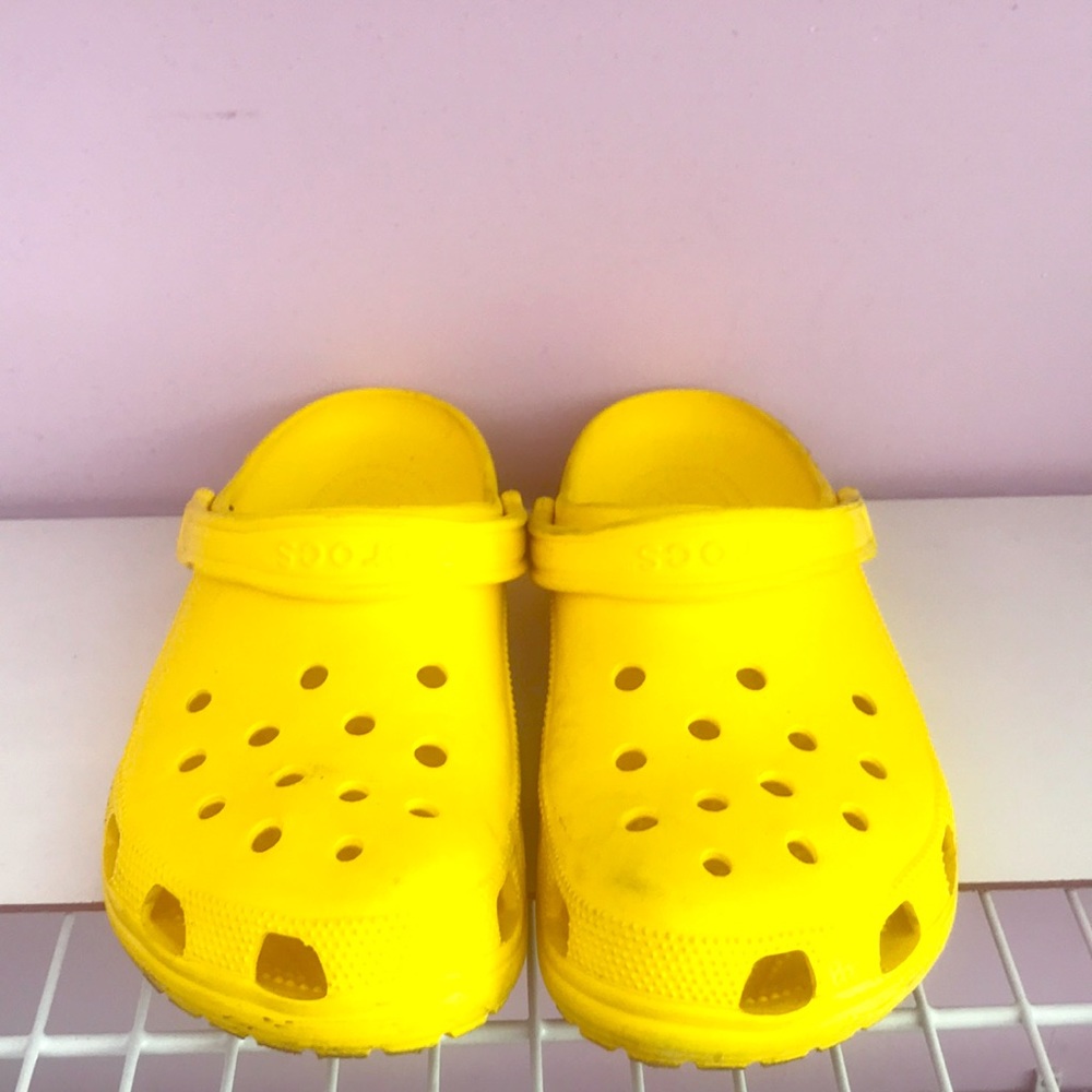 Yellow Crocs